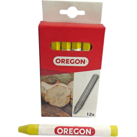 Oregon 12 Stück Signierkreide Gelb
