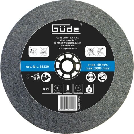 Güde Schleifscheiben (125 bis 250 mm) versch Körnungen Doppelschleifer Schleifer