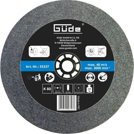 Güde Schleifscheiben (125 bis 250 mm) versch Körnungen Doppelschleifer Schleifer