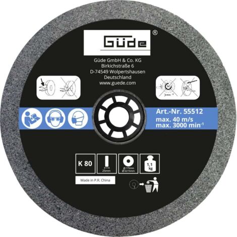 Güde Schleifscheibe K 80 175 x 25 x 32 mm Doppelschleifer & Schärfgeräte