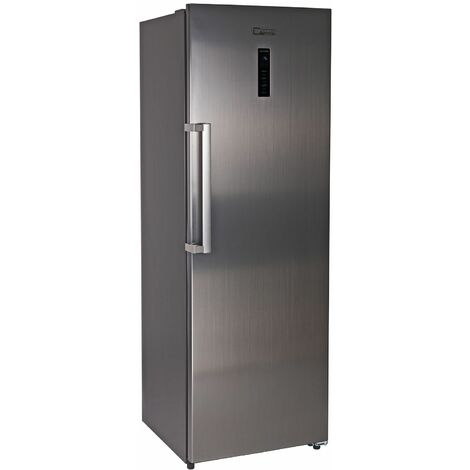No Frost Großraumkühlschrank Kühlschrank DKS 360 Edelstahl Optik grau LED  100 W