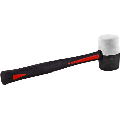 Gummihammer GF 58 Hammer mit Fiberglasstiel Verlegehammer Plattenhammer 450 g