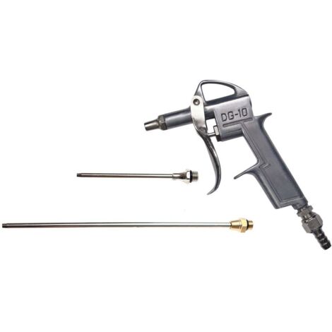 Güde Druckluft-Ausblaspistole 3-tlg. grau 02837 3x Düse 25/100/200mm Aluminium (1/4)