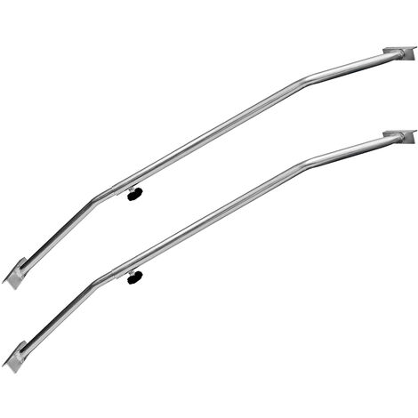 Anhänger Teleskop Planenbügel Halter für Abdeckplane DAP2040 2 Stück 130-204 cm
