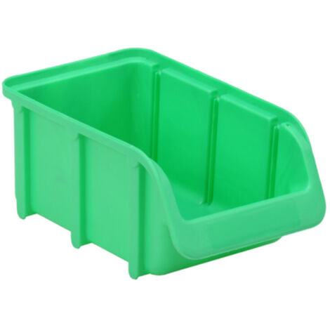 Sichtbox Gr.2 Grün 672400 - Stapelbare Lagerbox und Sortimentsbox (1/5)