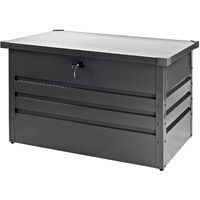 Metall Gerätebox Auflagenbox Völklingen Truhe Box Metall Garten Geräte Stauraum