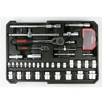 Vintec Alu Werkzeugkoffer mit Werkzeug-Set VT121 Elektriker Werkzeugkasten 