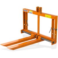 Paletten-Gabel Gabelträger Dreipunktaufnahme Kat1 Heckhydraulik Kat2 Heber Kran