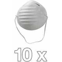 KesTek Mundschutzmaske Staubmaske Schutzmaske 10er Set PET Maske mit Nasenrücken