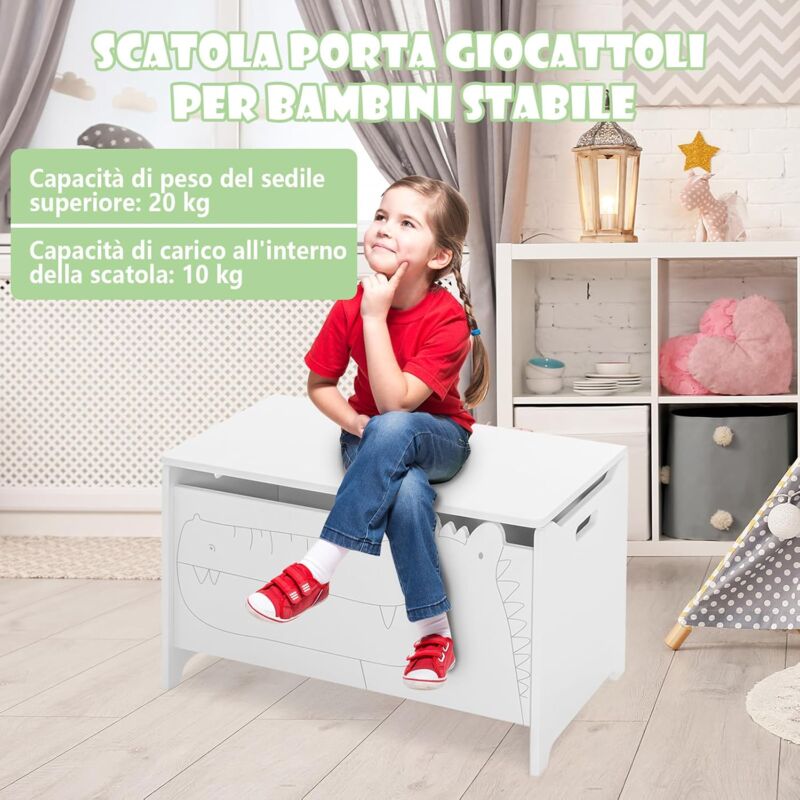 Cassettiera per bambini R-120 ORSETTO BIANCO