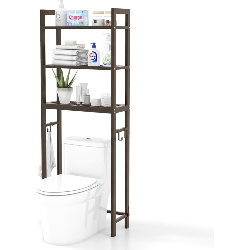 Mobile Da Bagno Sospeso - 2 Ante, Ripiano Regolabile, Legno MDF, Bianco, 60x30x60 Cm, Per Bagno, Cucina, Corridoio