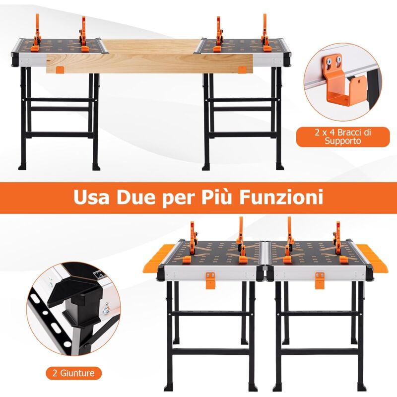 Seggiolino Da Tavolo Pieghevole Per Bambini - Antiscivolo, Fino 15kg, Con Borsa Trasporto - Foto 2