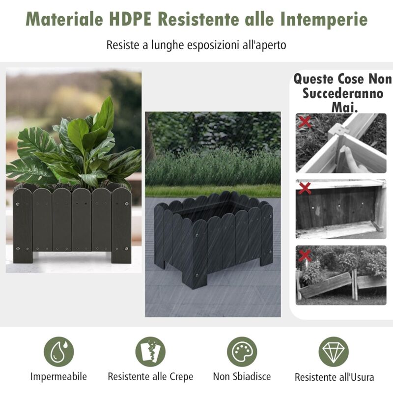 6 Supporti Per Vasi In Plastica Con Griglia Drenante – Diametro 30 Cm, Altezza 2 Cm – Per Balcone, Giardino, Interno - 2