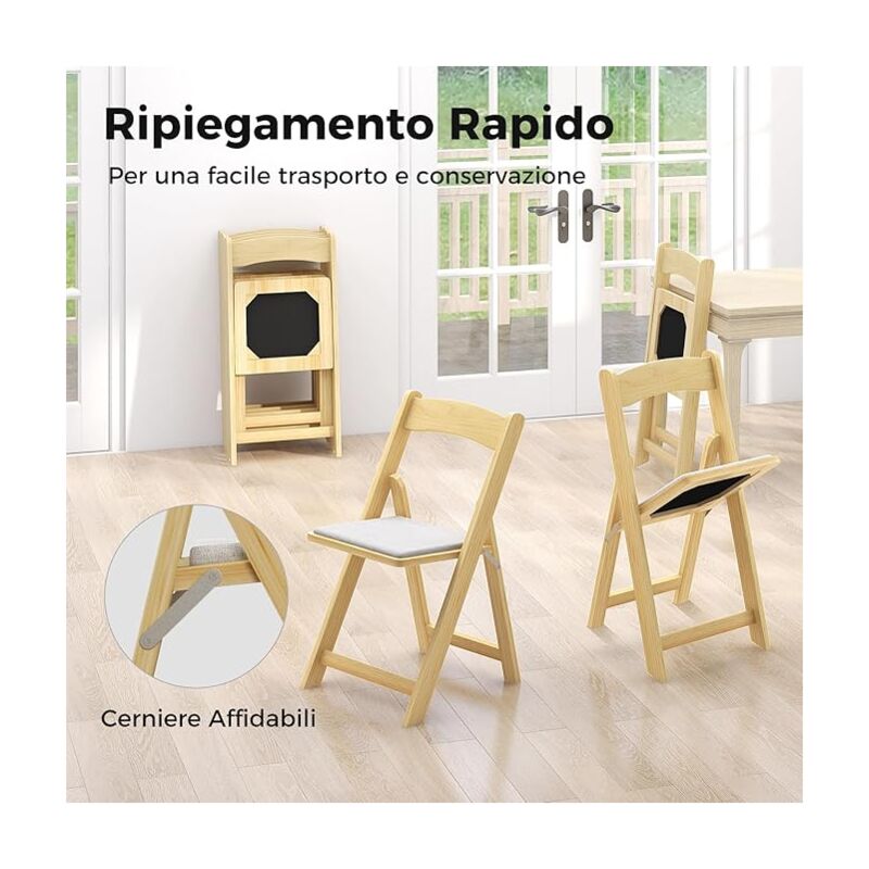 Set Di 5 Ruote Per Sedia Ufficio Extra Large 10,2 Cm - Adatte A Tappeto, Legno E Piastrelle - Portata 272 Kg