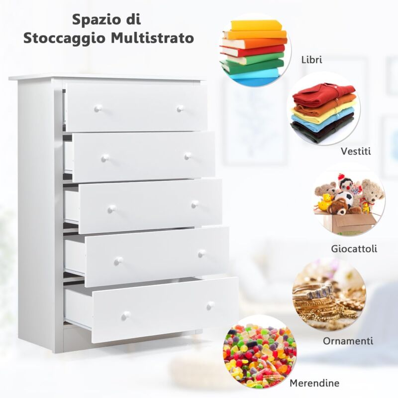 Set Mobili Soggiorno Herkules 5 Pezzi - Mobile TV, 2 Cassettiere, 2 Mensole (Rovere Artisan-Nero) - Foto 4