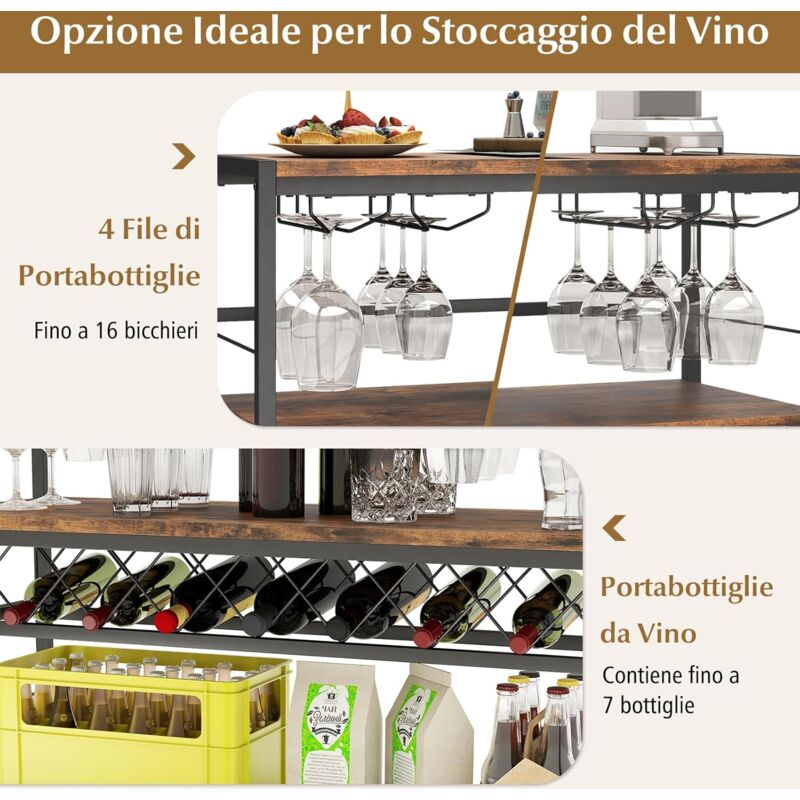 SCAFFALE PER VINO frigorifero porta bottiglie di vino decorazione