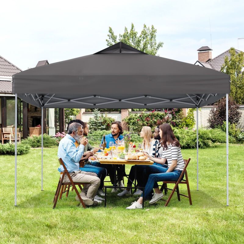 All Seasons Gazebos: Gazebo Pop-up 3x3m Completamente Impermeabile Con 4 Pareti Laterali Verde 92346684