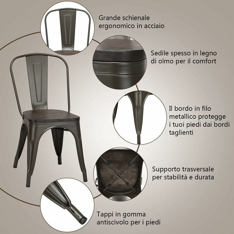 4 SEDIE PIEGHEVOLI BIRRERIA SEDIA IN LEGNO FAGGIO RICHIUDIBILE COMODA PER  CAMPEGGIO CASA GIARDINO COLORE NATURALE : : Sport e tempo libero