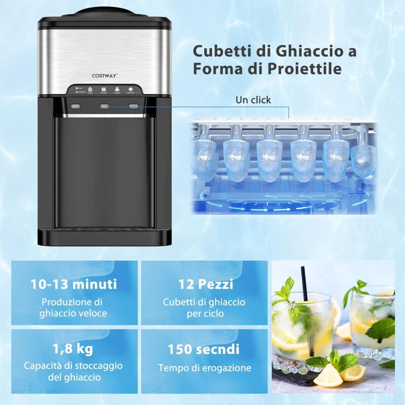 5 Litri Feste Secchiello Ghiaccio 5 Litri Con Coperchio E Pinze - Plastica Verde, Portatile, Per Feste E Champagne Refrigeratore Bevande