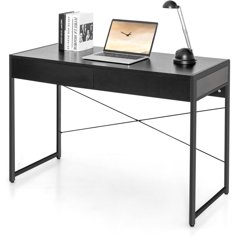 Scrivania Elettrica Regolabile 100x60 Cm - Altezza 71-119 Cm, 2 Memorie, Gancio Per Cuffie - Foto 4