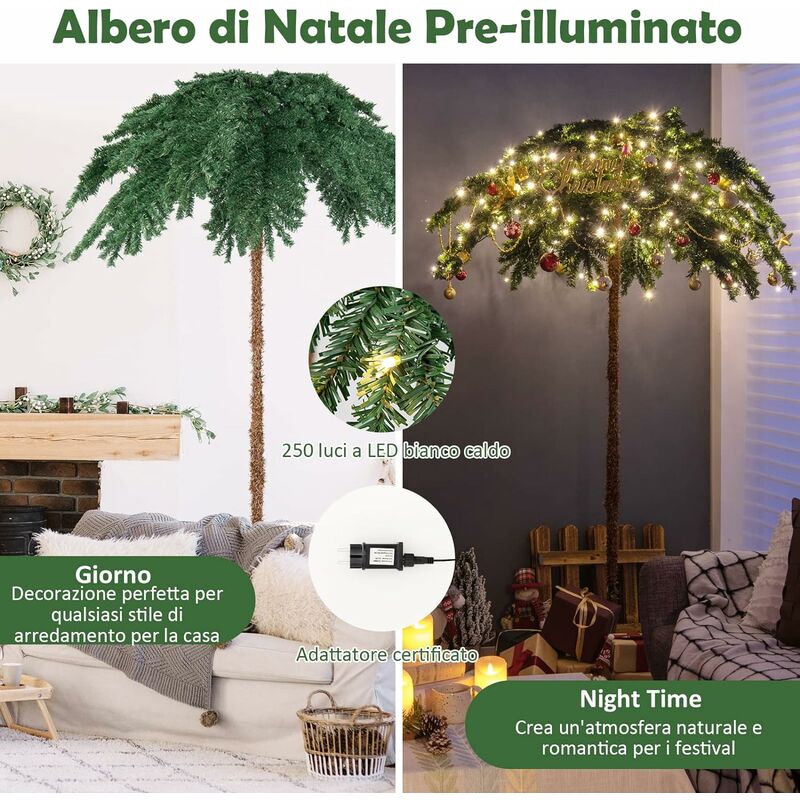 Borsa per albero di Natale Borsa per albero di Natale artificiale Materiale  impermeabile durevole, cerniera, con