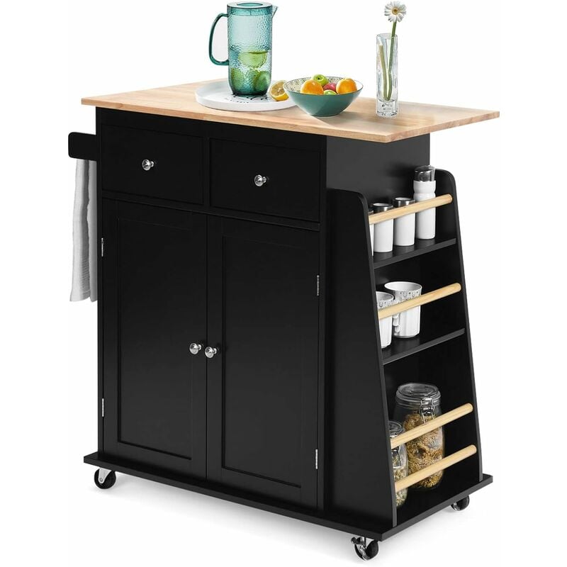 SoBuy cucina Deposito carrello portavivande carrello con cassetti