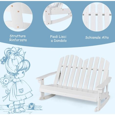 Costway Set Scivolo E Cavallo A Dondolo 2 In 1 Per Dondolarsi E Scivolare Cavallo A Dondolo Di Plastica Per Bambini Rosa