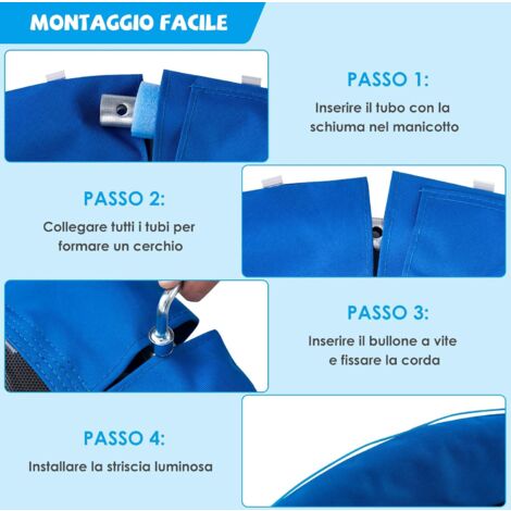 Trampolino Fitness LIFERUN Ø 101 Cm - Pieghevole Per Casa, Adulti E Bambini - Foto 8