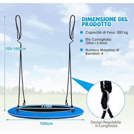 Trampolino Fitness LIFERUN Ø 101 Cm - Pieghevole Per Casa, Adulti E Bambini - Foto 6