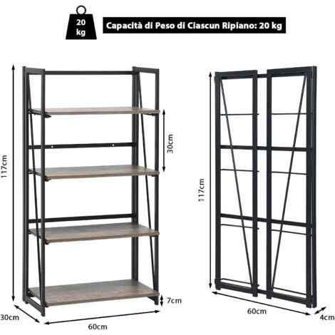 SimonRack Scaffale Portaoggetti, 1500x1100x400 Mm, 4 Ripiani, Portata - Foto 6