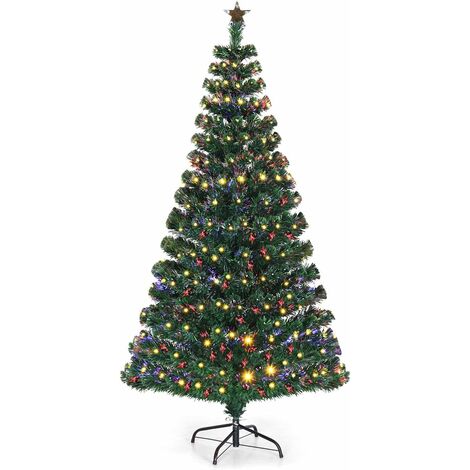 Albero di Natale Nevada con Bacche 180 cm 790 rami 