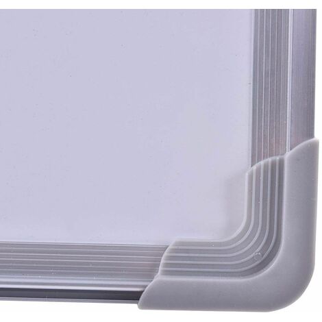 GIANTEX Lavagna magnetica cancellabile a secco, 96,5 x 76 cm, con  portapennarelli e cornice in