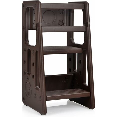 509 Crew Explorer – Torre Di Apprendimento Per Bambini, Piattaforma Regolabile In Altezza, Colore Bianco, Per Cucina E Bagno, Dai 18 Ai 48 Mesi