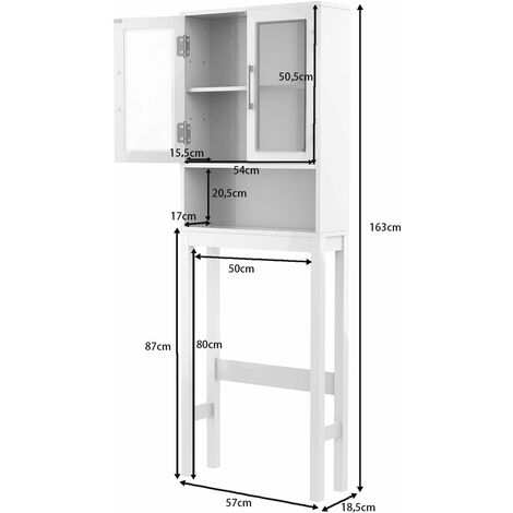 Acquista Scaffale da bagno a 3 livelli, grande capacità, buona stabilità,  salvaspazio, scaffale in metallo per WC da cucina