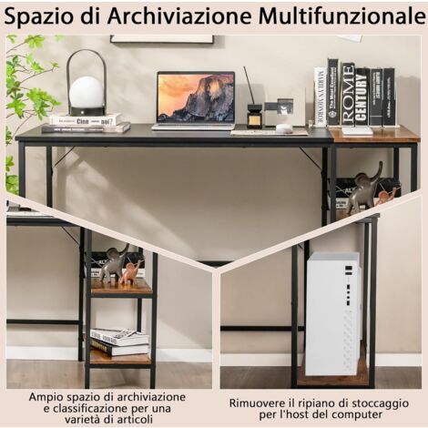 Devoko Scrivania Per Computer 100 X 50 X 75 Cm, Scrivania Piccola - Foto 7