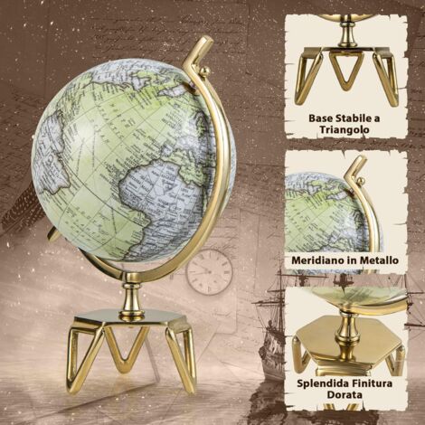 Mappamondo Idena Politico Ø18 Cm | Globo Terrestre Per Scuola E Apprendimento - In Lingua Tedesca - Foto 9