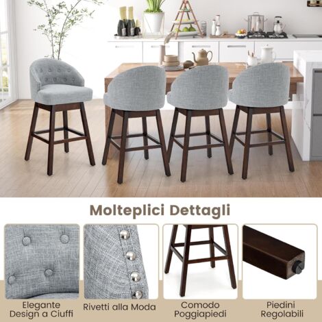 Schienale Sgabelli Amazon Cucina Sgabello Pieghevole Amazon Set Di