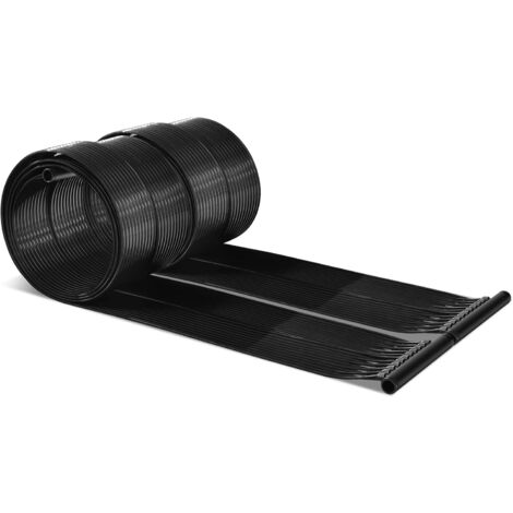 COSTWAY Riscaldatore Solare per Piscina, 2 PCS 500 x 75/600x75 cm Pannelli Solari in PE Resistente alle Intemperie e Assorbimento Efficiente, per 21500/25800 L Piscina Interrata e Fuori Terra (3m)