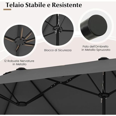 Manovella per ombrellone da patio Manovella per ombrellone Accessori resistenti