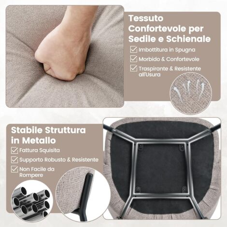 CZL Coprisedili Per Sedie Da Pranzo Con Braccioli - Con Cerniera E Copertura Posteriore, Tessuto Jacquard Elasticizzato, Impermeabili, Confezione Da 2