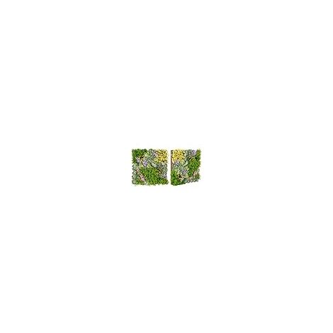 Parete Vegetale, Piante Artificiali Da Montare A Parete, 50 X 50 Cm, Giardino Da Parete Decorazione Piante Artificiali Protezione Solare 91806457