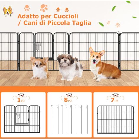 Recinto Pieghevole Per Cani 74x74x43cm - Gabbia Portatile Interno/Esterno - Foto 3