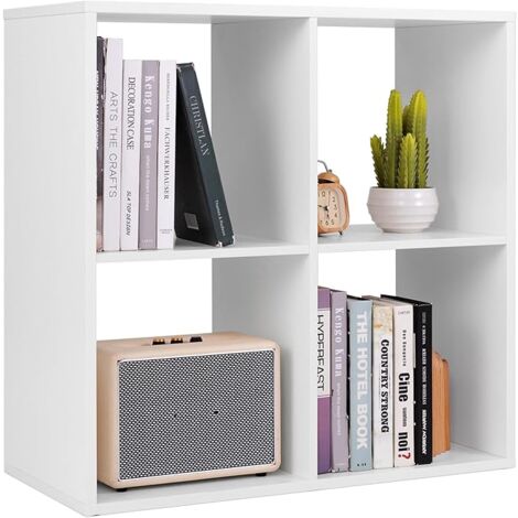 YGYQZ Libreria A 6 Cubi Bassa Con Ripiani Aperti: Scaffale Salvaspazio, Rustico Marrone, 120x30x71 Cm Per Soggiorno E Camera - 6