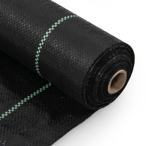 Tessuto Non Tessuto Anti-Erba 1x50m 50g/m² Nero: Pacciamatura Resistente E Permeabile Per Giardino