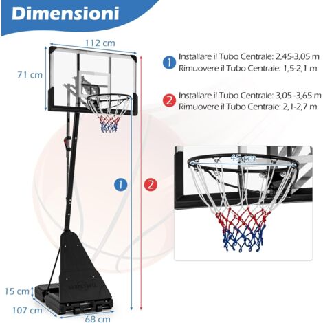 VEVOR RAMPA PER Cani Pieghevole 100 cm Altezza Regolabile 38-56 cm per