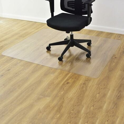 Zerone- Tappeto protettivo per pavimento trasparente rettangolare per soggiorno due misure a scelta 120 x 120 ufficio sedia 