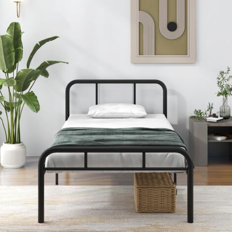Rete Letto Matrimoniale XL In Acciaio 35,6 Cm - Piattaforma Resistente Con Testiera E Pediera - Senza Rumore, Senza Molle, 800 Libbre