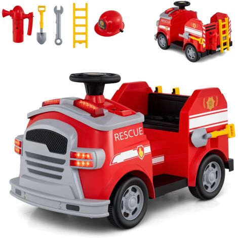 Costway 12V Camion Dei Pompieri Cavalcabile Per Bambini, Optimus Prime Macchina Elettrica Con Telecomando Un Posto Velocit Massima 5 Km H Per Bambini Da 3 8 Anni Rosso L 6194279 48343657 1