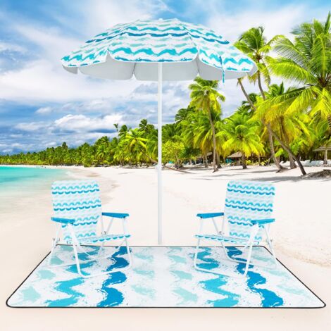 SUNGOOYUE Ombrello Portatile con Ventola, Ombrello con Protezione UV a