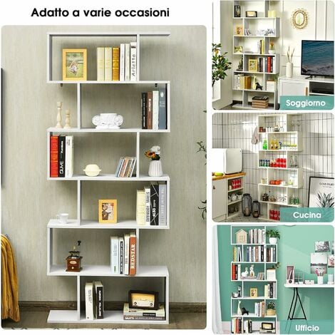 2 Pezzi Scaffale A Forma Di Casa, Accessori Per Lo Studio, Libreria,  Ufficio, Casa, Organizzatore Di Libri Scolastici